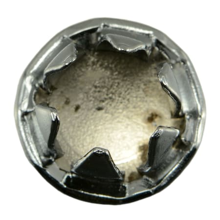 Midwest Fastener 3/8" Chrome Plated Steel Flush Head Hole Plugs 20PK 34341